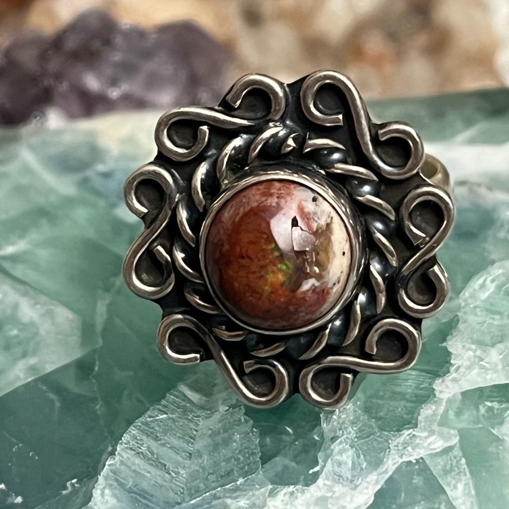 Fire Opal Ring - Picture 4 of 6